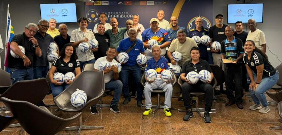 FPF realiza sorteio do Pernambucano Amador Sub19 com presença dos 20 clubes participantes