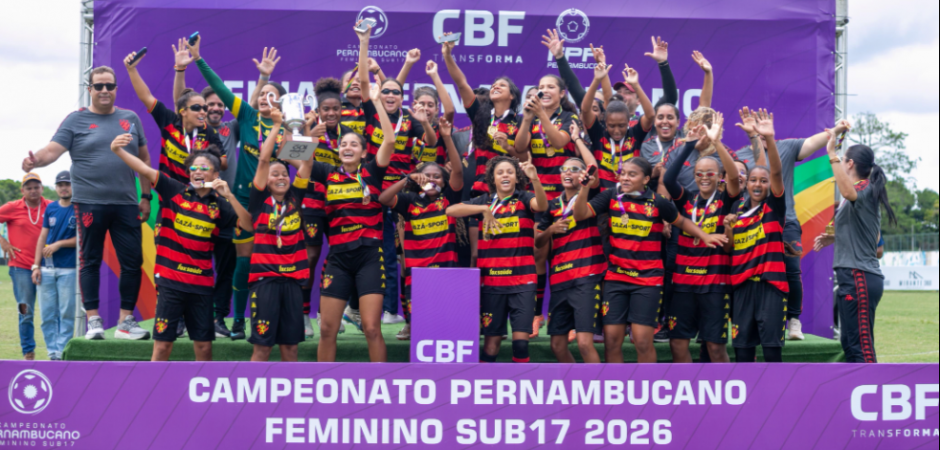Sport conquista o bicampeonato do Pernambucano Feminino Sub17