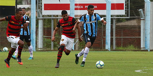 Fora de casa, time aspirante do Sport não pontua contra o Grêmio