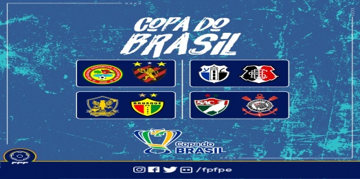 CBF detalha jogos da 1ª rodada da Copa do Brasil