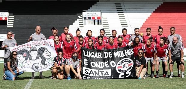 Santa Cruz apresenta equipe feminina para a temporada 2022