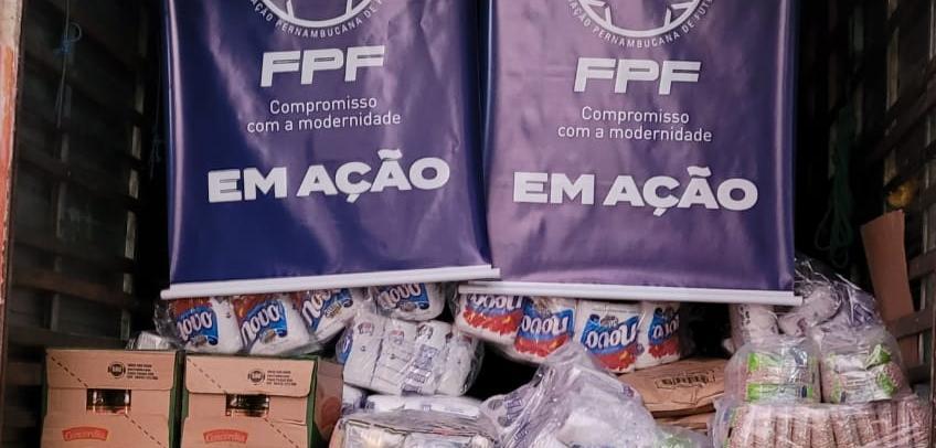 FPF realiza mais uma entrega de alimentos em campanha solidária