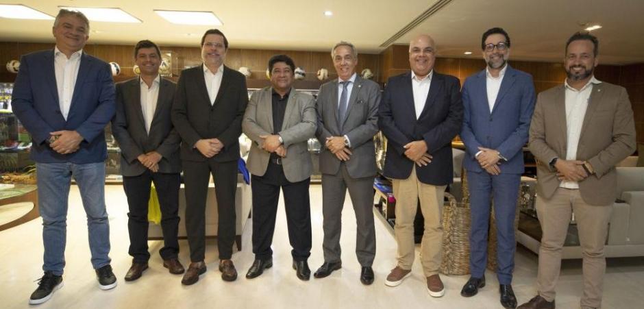 Presidentes da FPF, Náutico, Santa Cruz e Sport participam de reunião na CBF