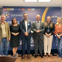 FPF debate ações de acolhimento e responsabilidade social em reunião com Uninassau e Juizado do Torcedor