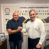 FPF recebe presidente da Liga de Petrolina para discutir fortalecimento do futebol no Sertão