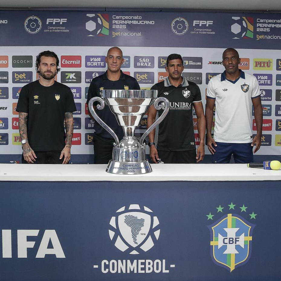 Treinadores e capitães de Retrô e Sport ressaltam importância de título do Campeonato Pernambucano 2025