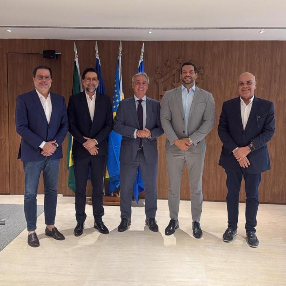 Presidentes da FPF e do Trio de Ferro se reúnem com a CBF para tratar de pautas institucionais e contratuais