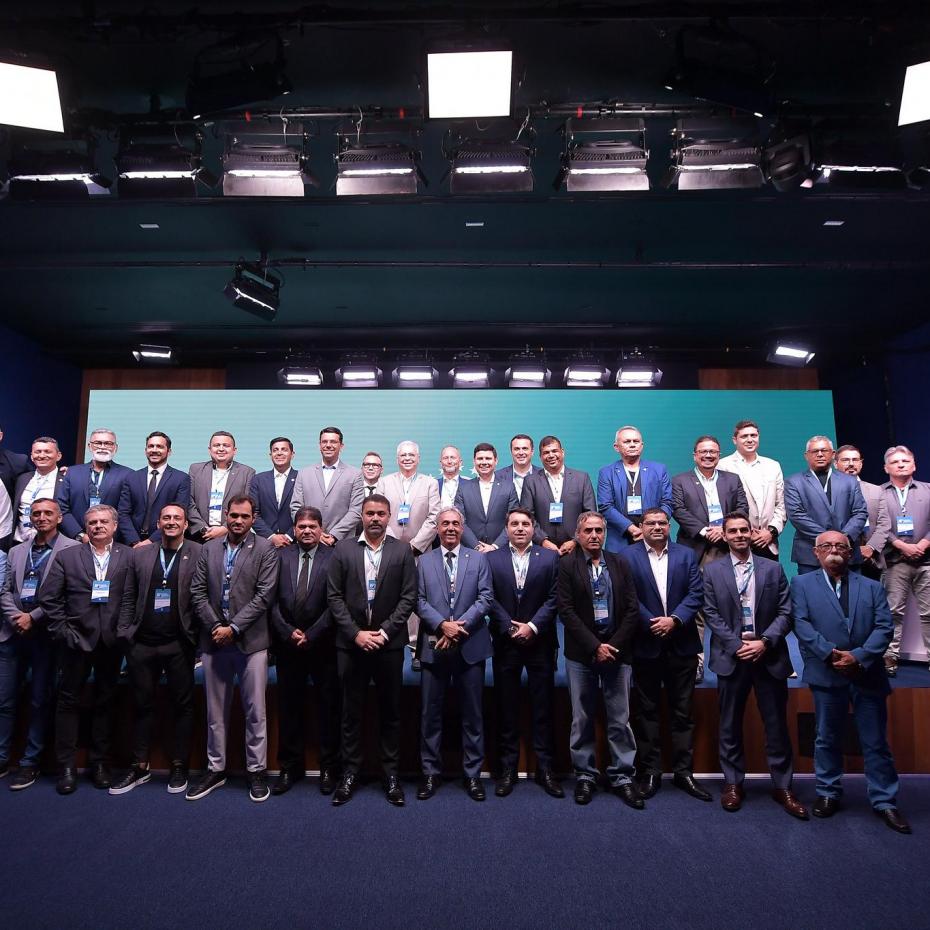 Presidente da FPF participa da abertura do Grupo de Trabalho que marcou o anúncio do impedimento semiautomático 