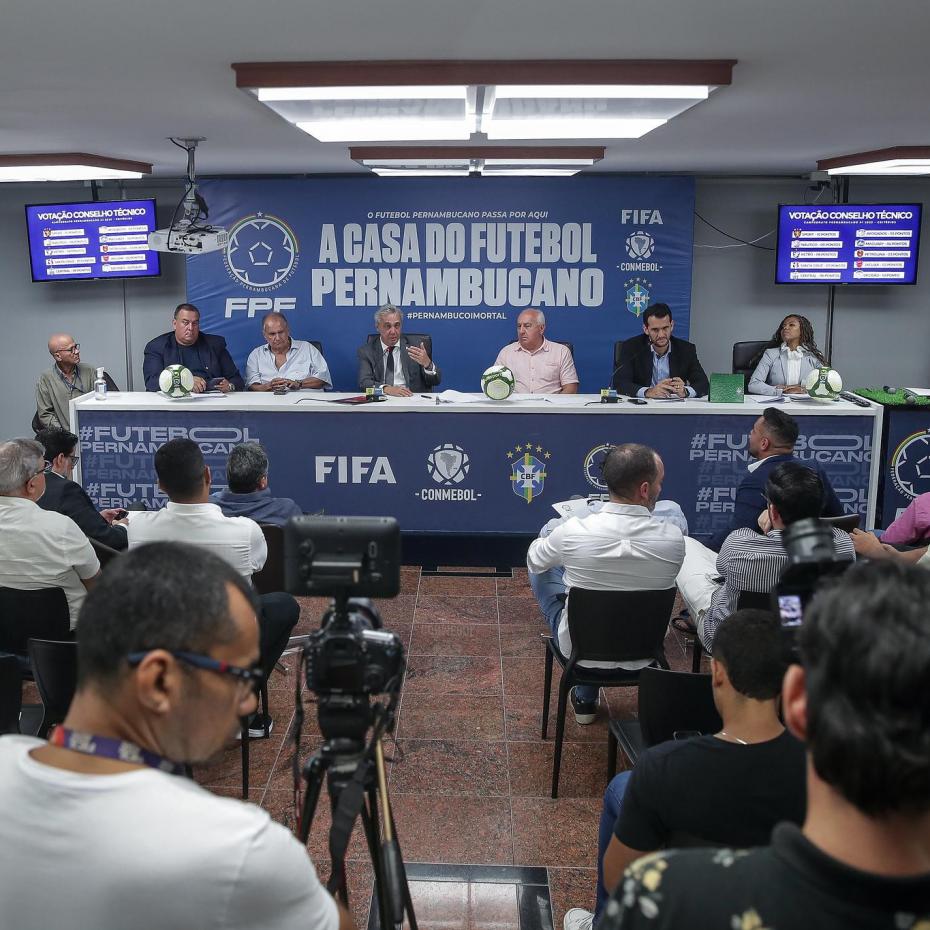 FPF abre credenciamento de imprensa para o Conselho Técnico do Pernambucano Série A1 2026