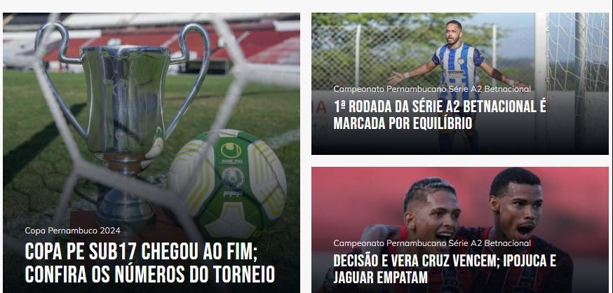 Site da FPF ultrapassa 200 mil visualizações em 2024