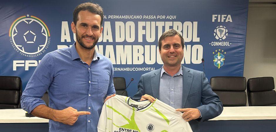 Terra Futebol Clube visita a FPF e propõe parceria por um futebol mais sustentável
