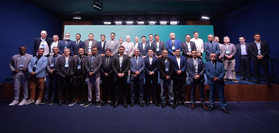 Presidente da FPF participa da abertura do Grupo de Trabalho que marcou o anúncio do impedimento semiautomático 