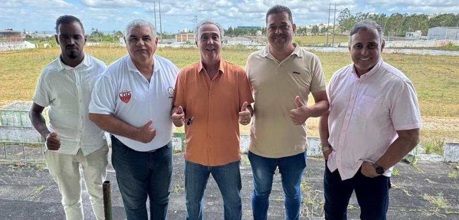 FPF realiza visita técnica ao Estádio Gigante do Agreste, em Garanhuns