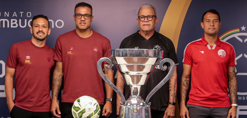 Técnicos e capitães de Náutico e Sport projetam final do Pernambucano 2026 em coletiva oficial