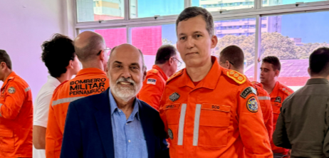 FPF prestigia posse do novo subcomandante-geral do Corpo de Bombeiros de Pernambuco
