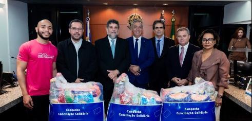 Solidariedade em campo: alimentos arrecadados com apoio da FPF são entregues a instituições sociais de Pernambuco