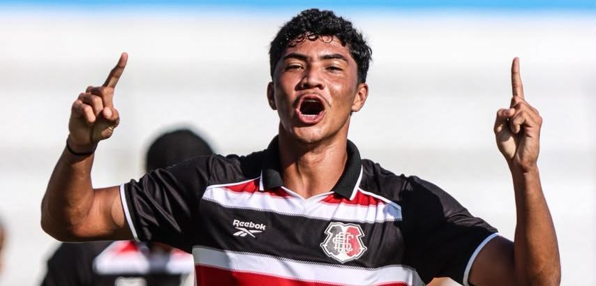 Santa Cruz vence o São Raimundo-RR e larga em vantagem nas oitavas da CdB Sub20