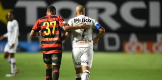 Sport conquista empate diante do Santos na Vila