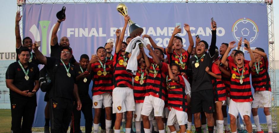 Sport alcança seu primeiro título estadual na categoria Sub-13