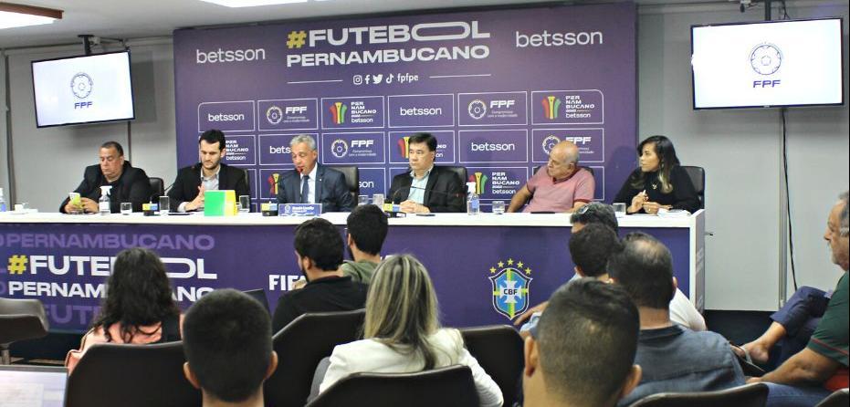 FPF recebe Conselho Arbitral do Campeonato Pernambucano 2023