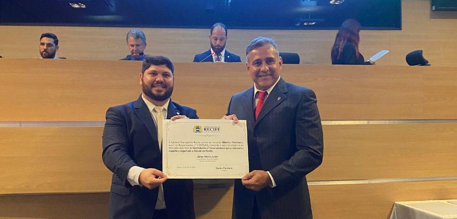 FPF recebe homenagem na Câmara Municipal