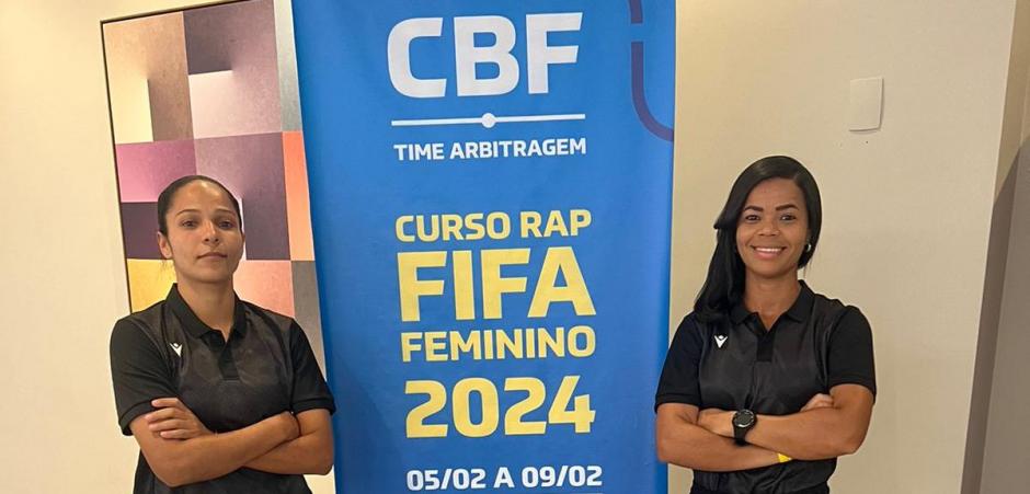 Curso FIFA-RAP Feminino: Pernambucanas Elaine Silva e Elaise Juliana concluem formação